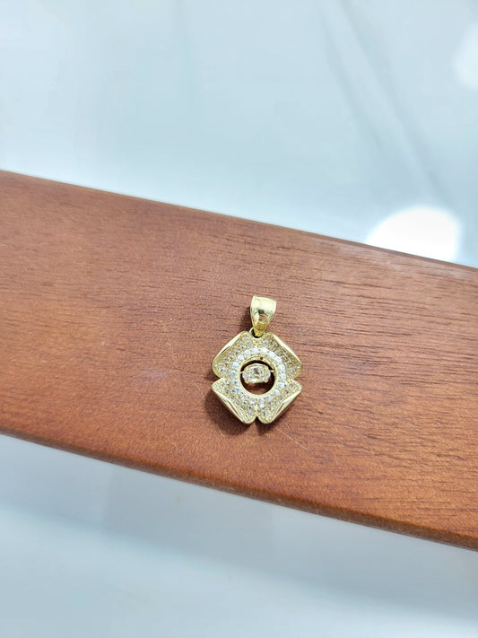 Dije  flor oro 10k