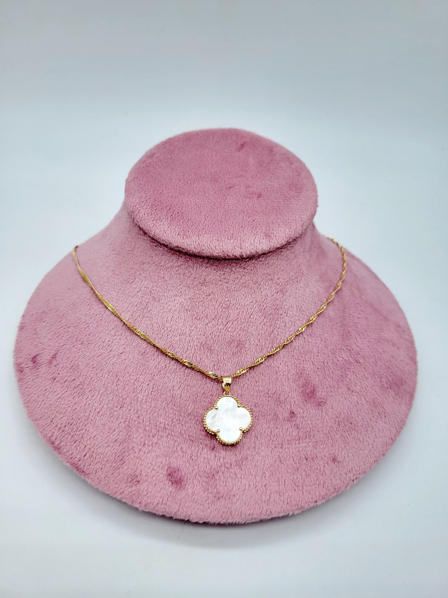 Clover Blanca 14K