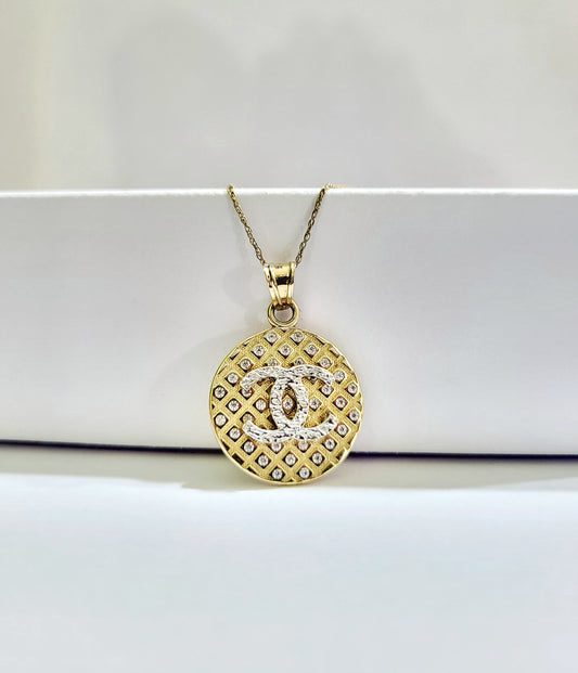Cadena con dije CC 14K