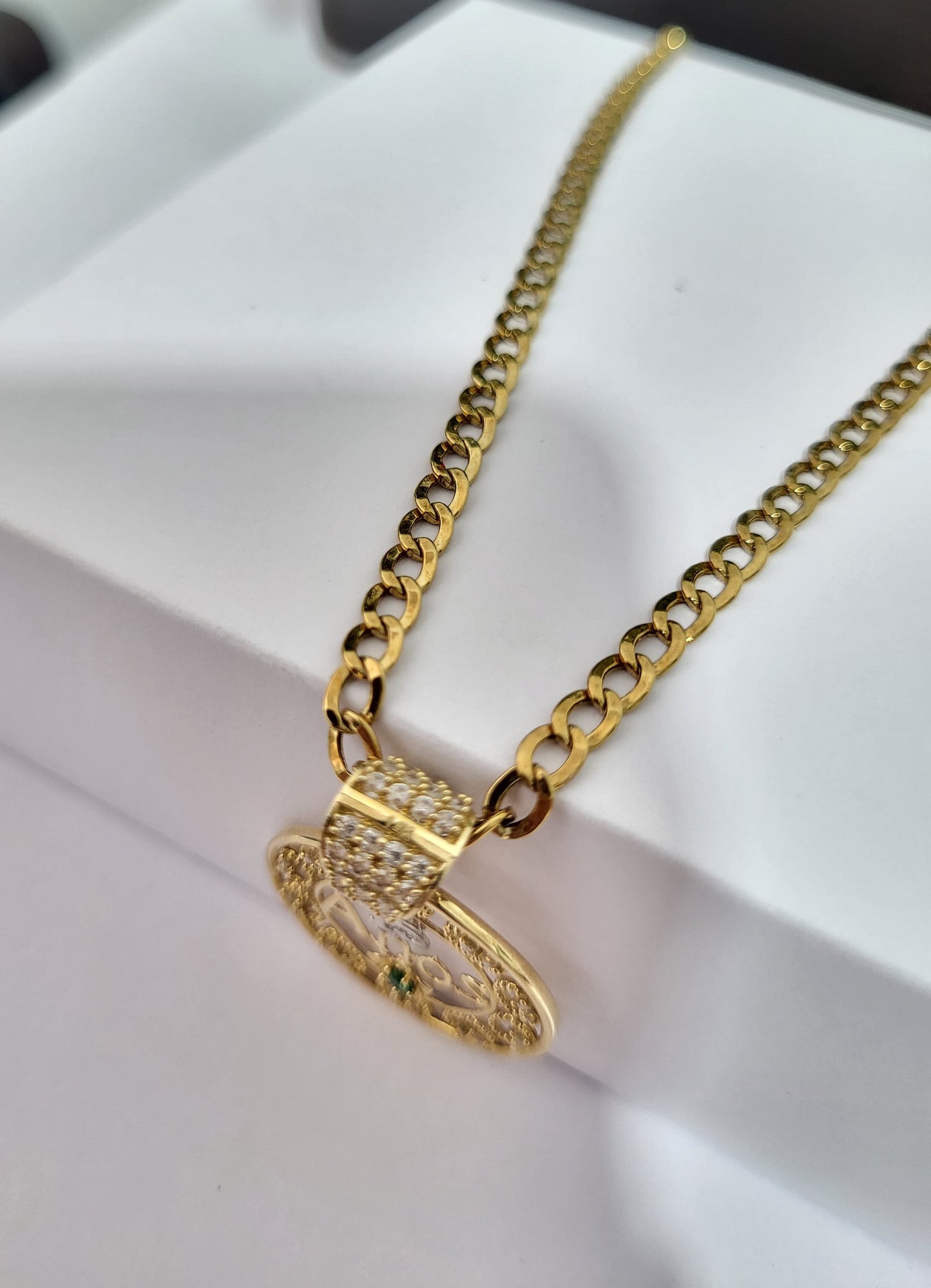 Cadena de 15 años oro 14k