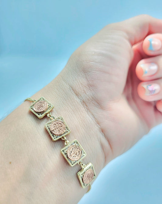 Pulsera San Benito 10K